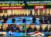 Pengesahan Warga Baru Perguruan Pencak Silat Gubug Remaja Bojonegoro, Ilmu Harus Diamalkan dan Bermanfaat