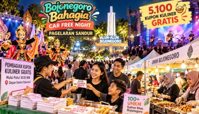 Bojonegoro Ganti BNC dengan Pesta Rakyat, Ada Ribuan Kupon Kuliner Gratis