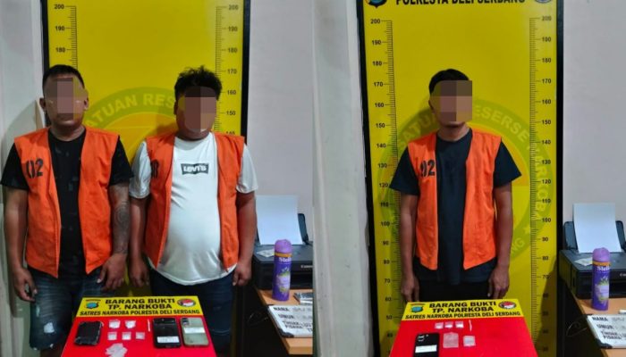 Dua Lokasi di Tanjung Morawa Deli Serdang Digerebek, Ini Barang Buktinya
