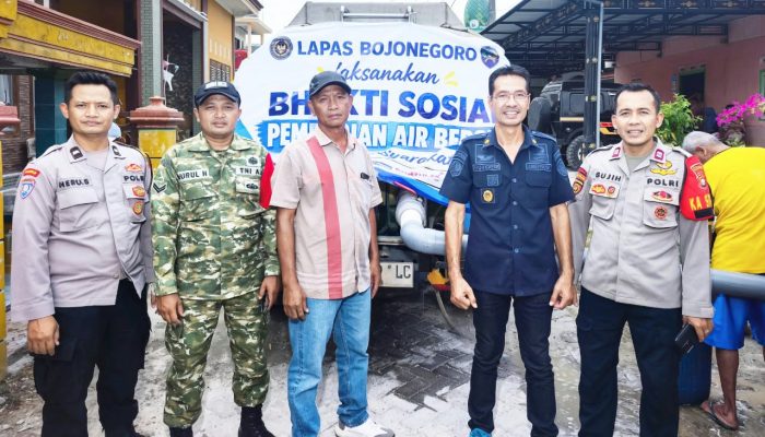 Kepedulian Lapas Bojonegoro, 24 Ribu Liter Air untuk Warga Ngrandu Kedungadem