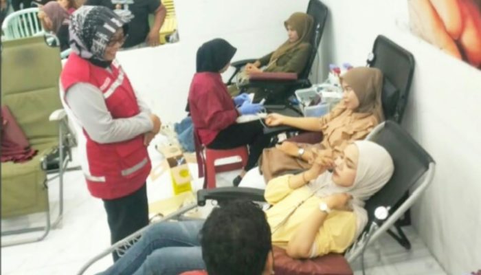 Lebih dari 200 Orang Ikut Donor Darah di Go Fun Bojonegoro