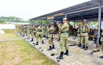 Kodim 0812 Lamongan Asah Kemampuan Menembak, Disiplin Jadi Kunci