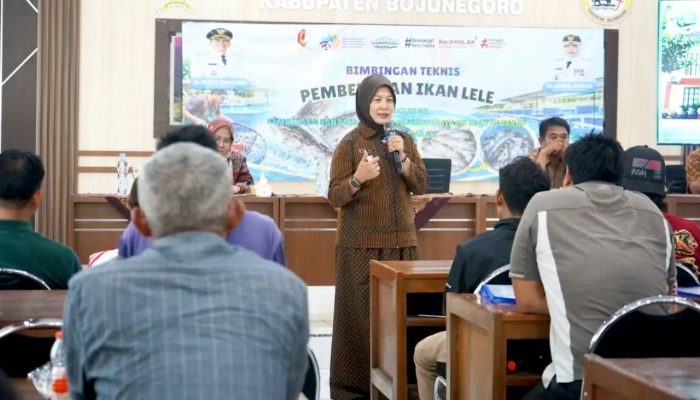 Pemkab Bojonegoro Salurkan Bantuan Benih Lele, Ini Targetnya