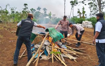 Aduan Warga Ditindaklanjuti, Polisi Bongkar Sarana Judi Sabung Ayam di Malang